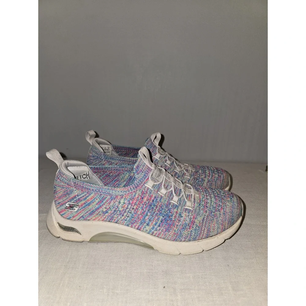 Skechers Women's Air Cooled ArchFit Multi Color Comfortable Slip On Sneakers 6 M